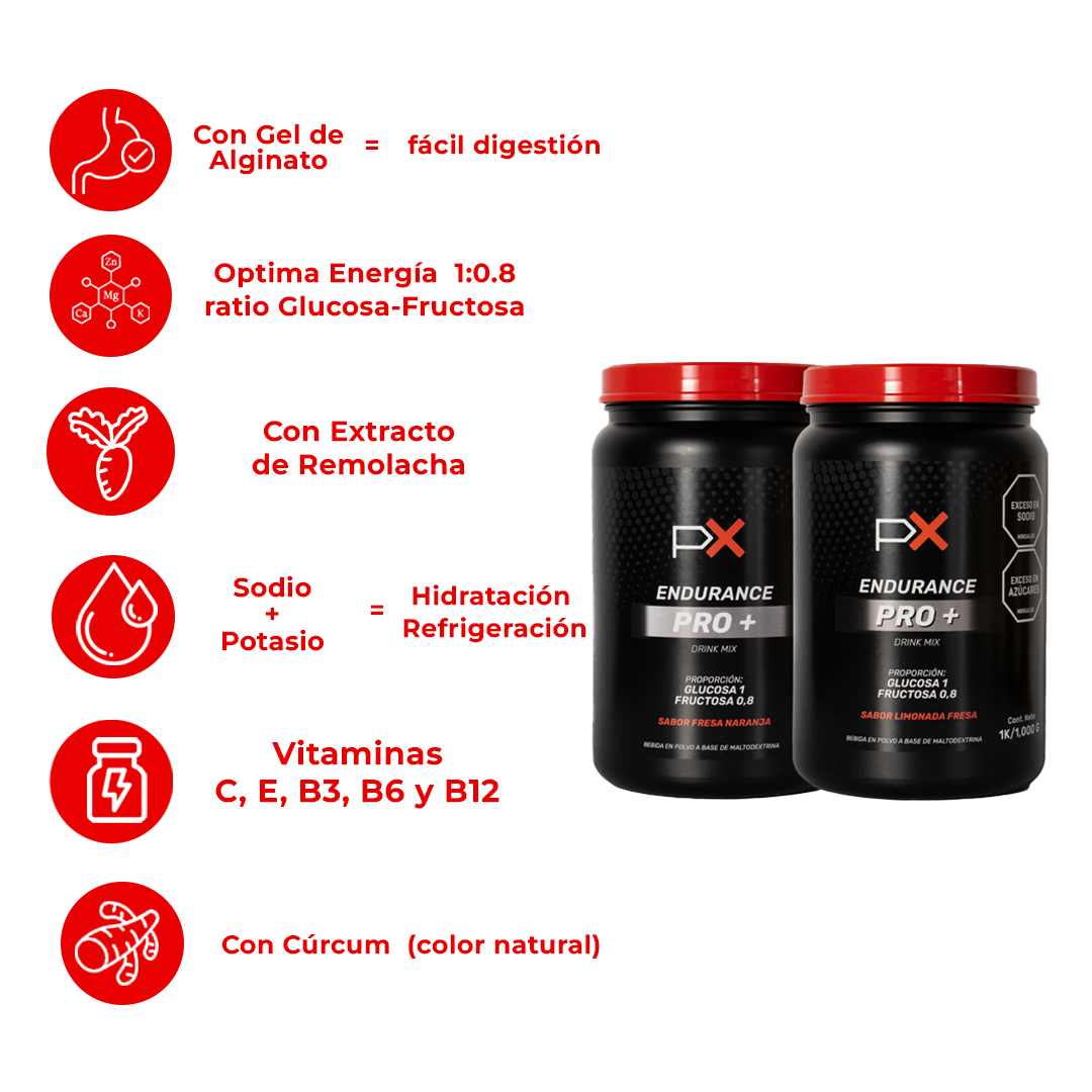 2 Kilos (20% dto en segundo) de PX PRO Drink Mix