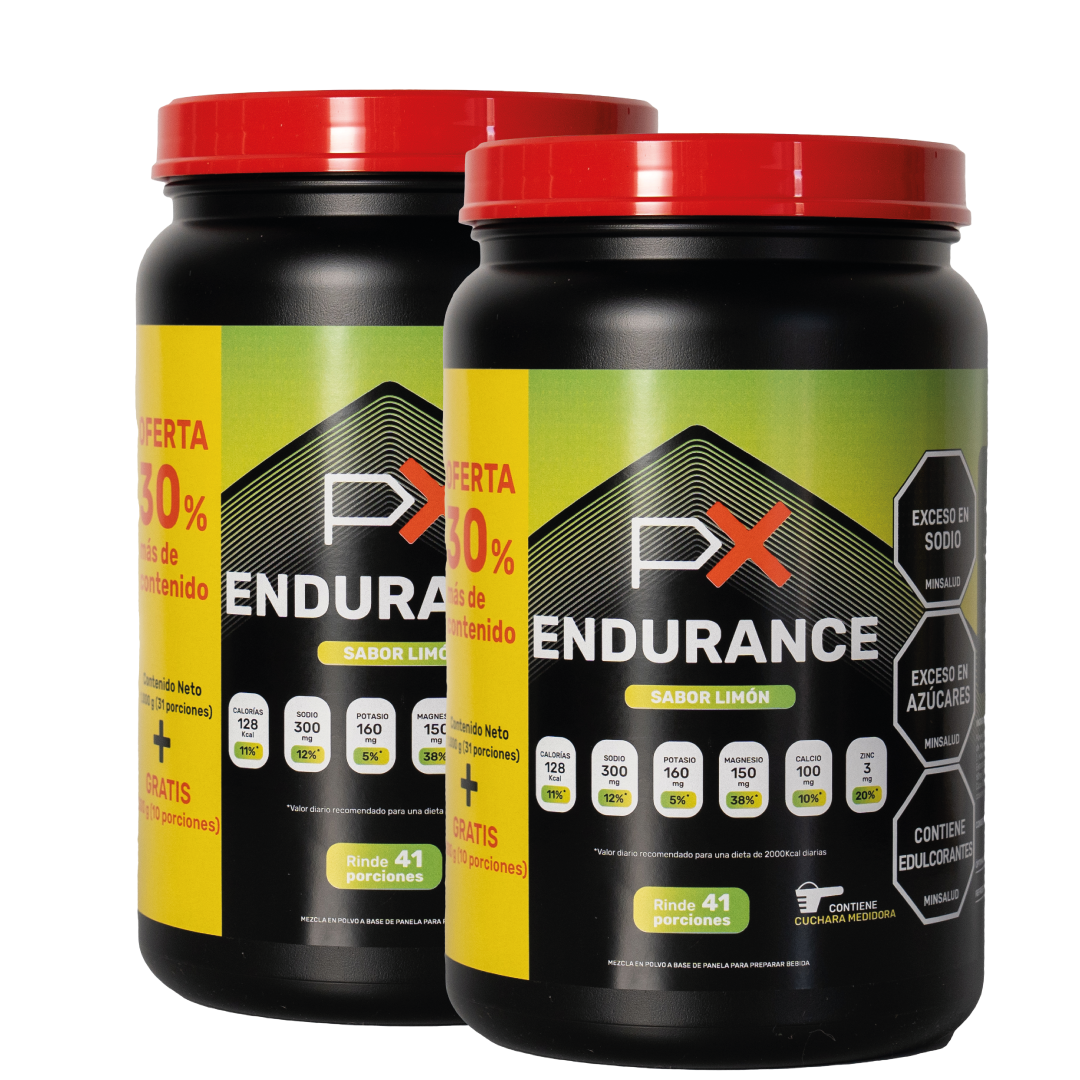 (20% OFF en segundo)  PX Endurance - Bebida hidratante y energética para deportistas