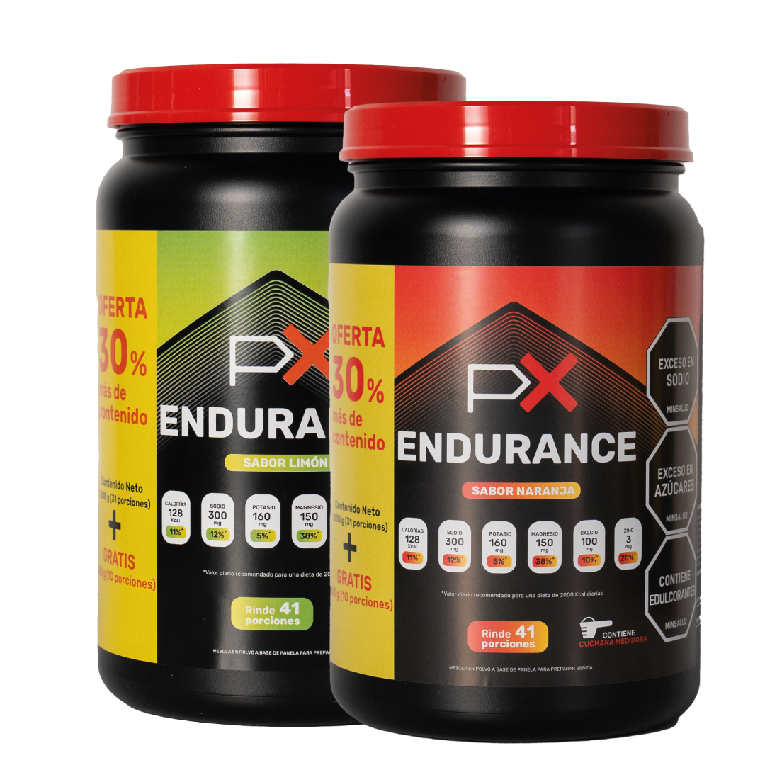 (20% OFF en segundo)  PX Endurance - Bebida hidratante y energética para deportistas