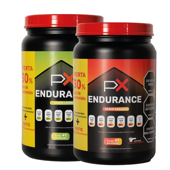 (20% OFF en segundo)  PX Endurance - Bebida hidratante y energética para deportistas