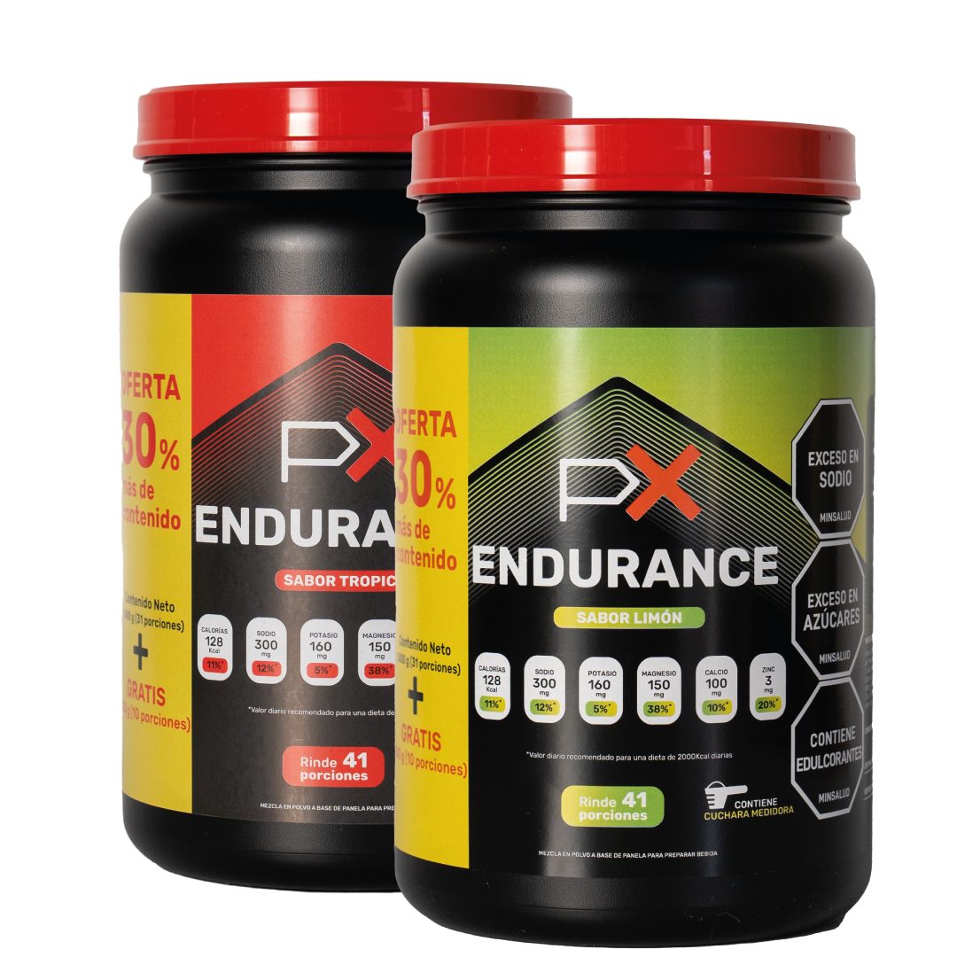 (20% OFF en segundo)  PX Endurance - Bebida hidratante y energética para deportistas