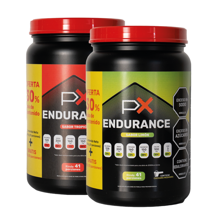 (20% OFF en segundo)  PX Endurance - Bebida hidratante y energética para deportistas