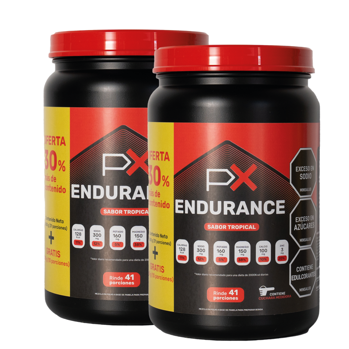 (20% OFF en segundo)  PX Endurance - Bebida hidratante y energética para deportistas