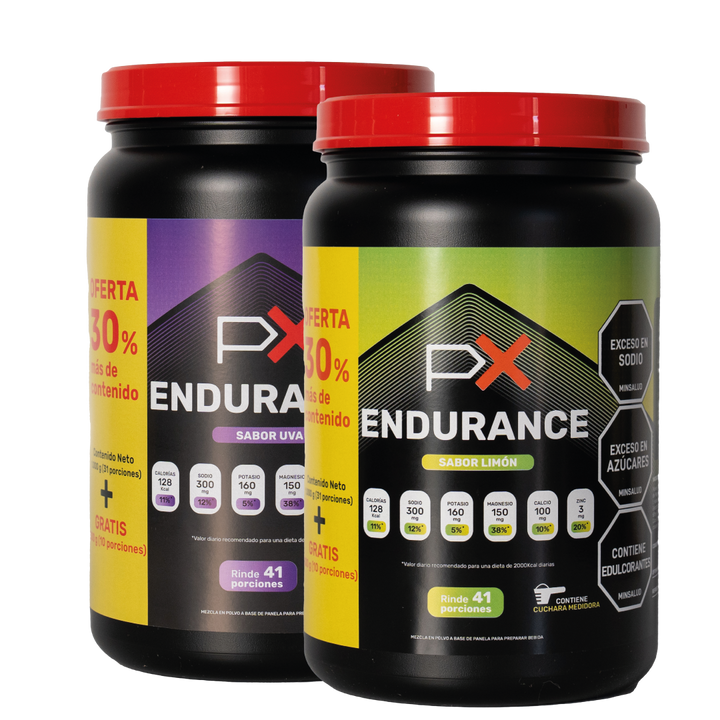 (20% OFF en segundo)  PX Endurance - Bebida hidratante y energética para deportistas