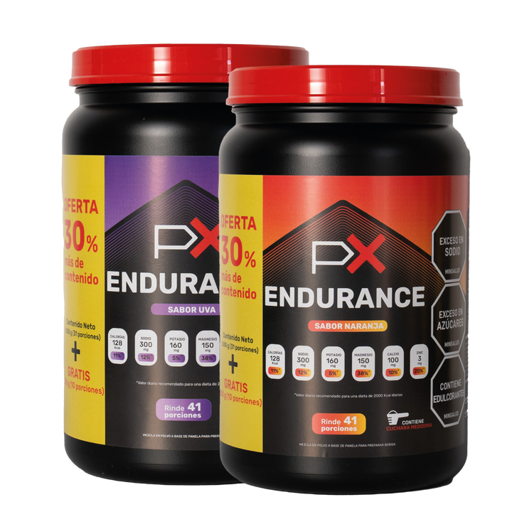 (20% OFF en segundo)  PX Endurance - Bebida hidratante y energética para deportistas