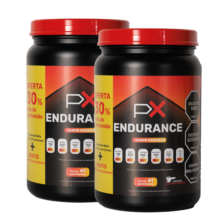 (20% OFF en segundo)  PX Endurance - Bebida hidratante y energética para deportistas