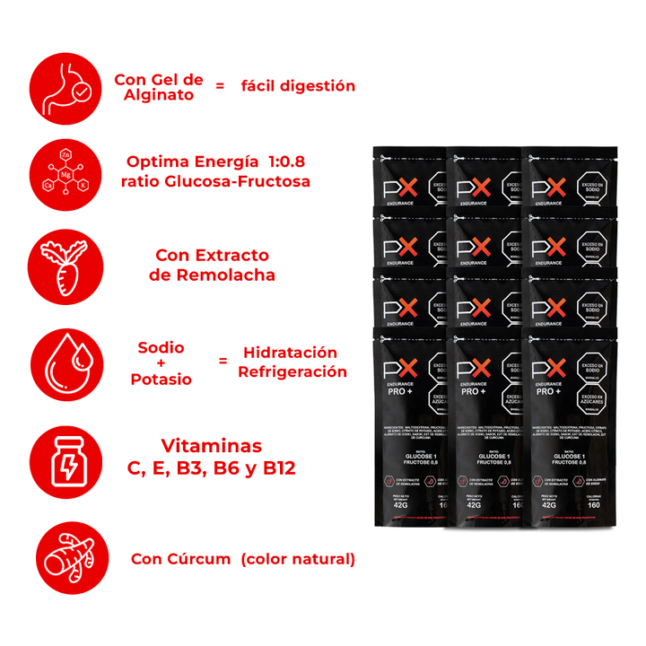 Docena 42G (x12 sobres) de PX PRO Drink Mix