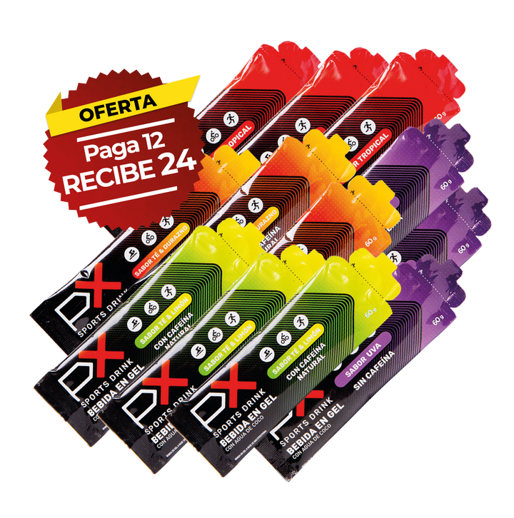 2x1 en Gel PX  caja x 24 sobres de 60G