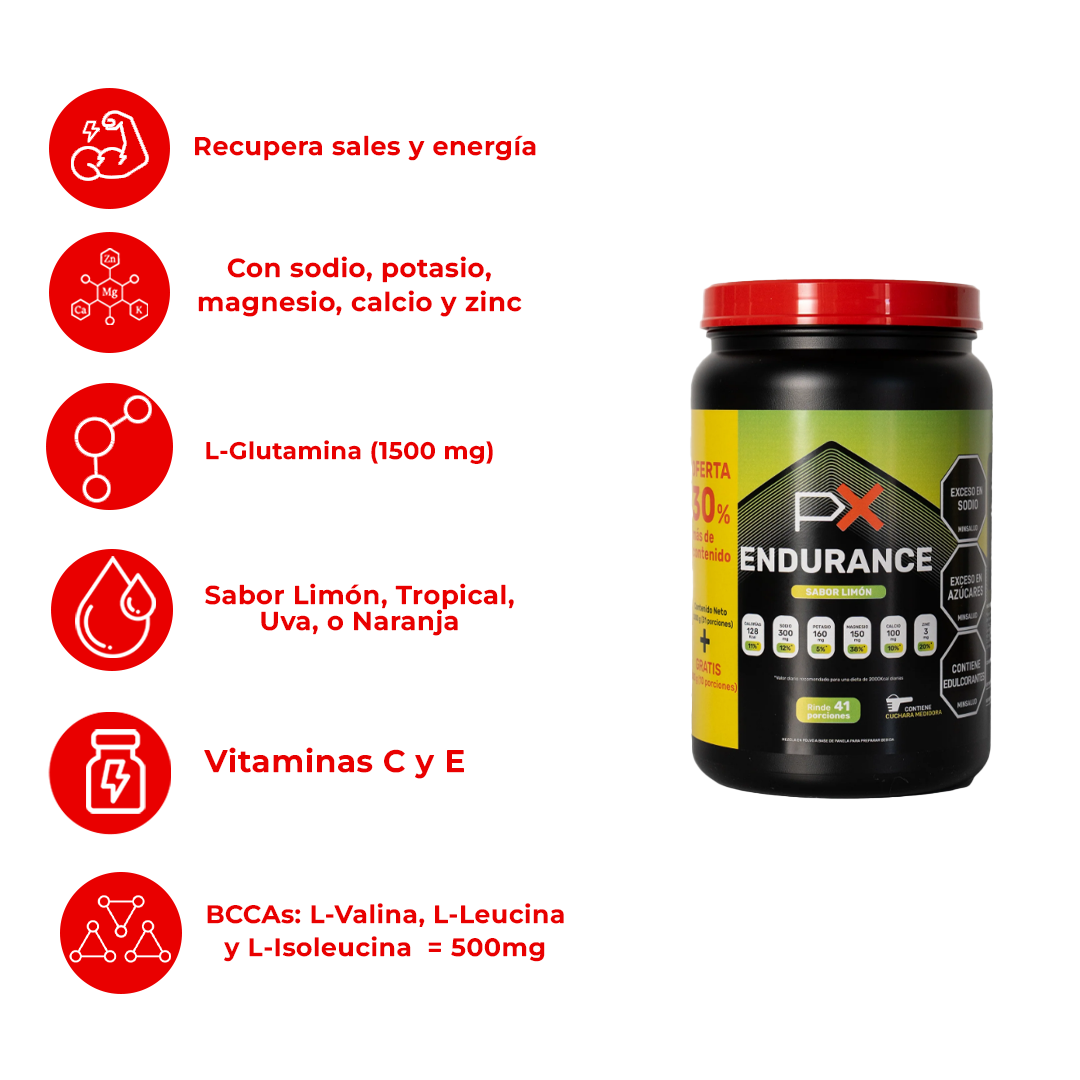 Bebida hidratante y energética para deportistas - PX Endurance