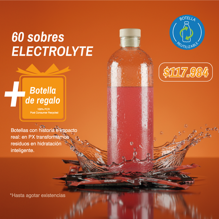 Paga 4, lleva 5 docenas + una Botella de regalo - PX Electrolyte Bebida hidratante sin azúcar / sin calorías