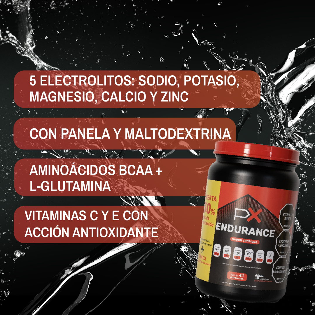 Bebida hidratante y energética para deportistas - PX Endurance