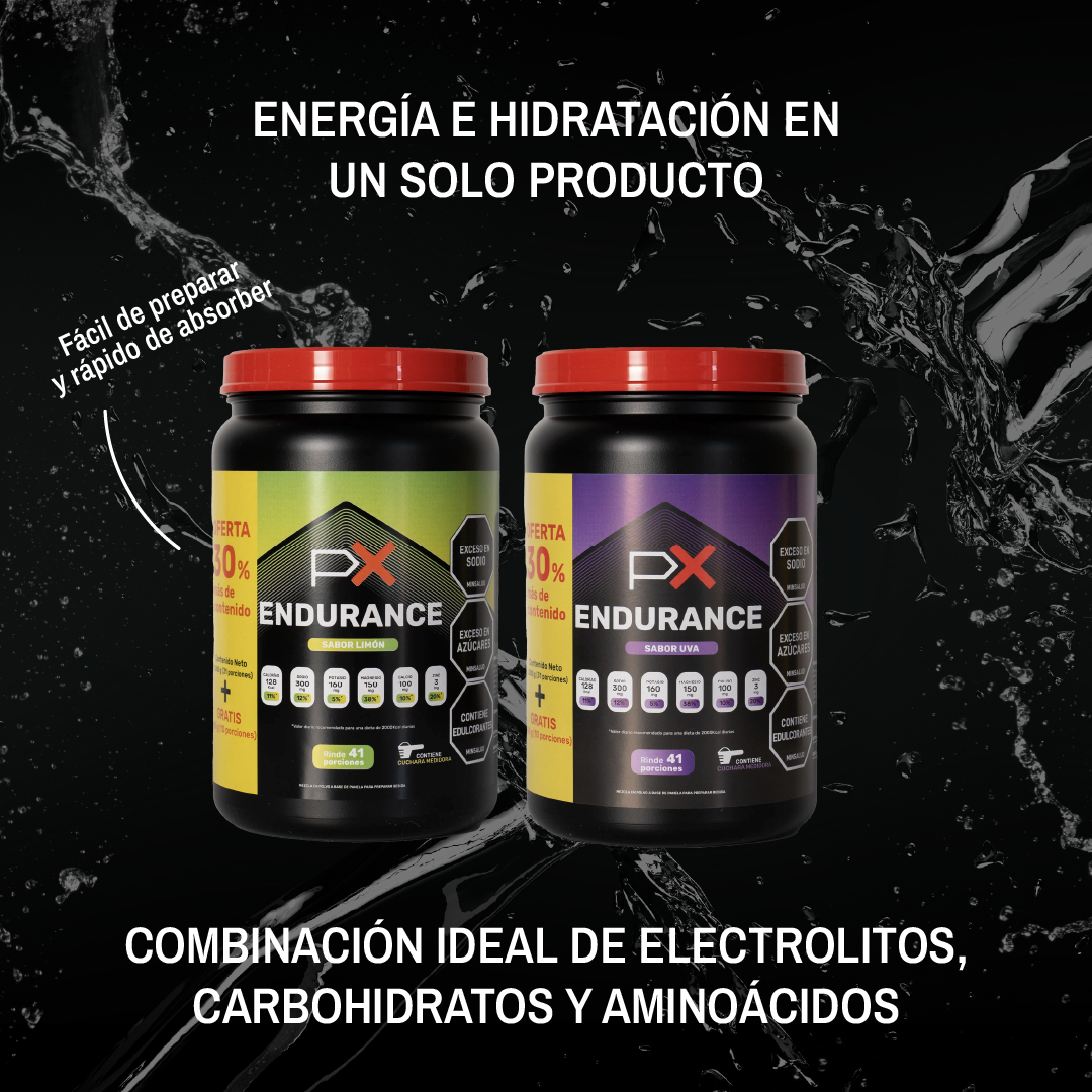 Bebida hidratante y energética para deportistas - PX Endurance