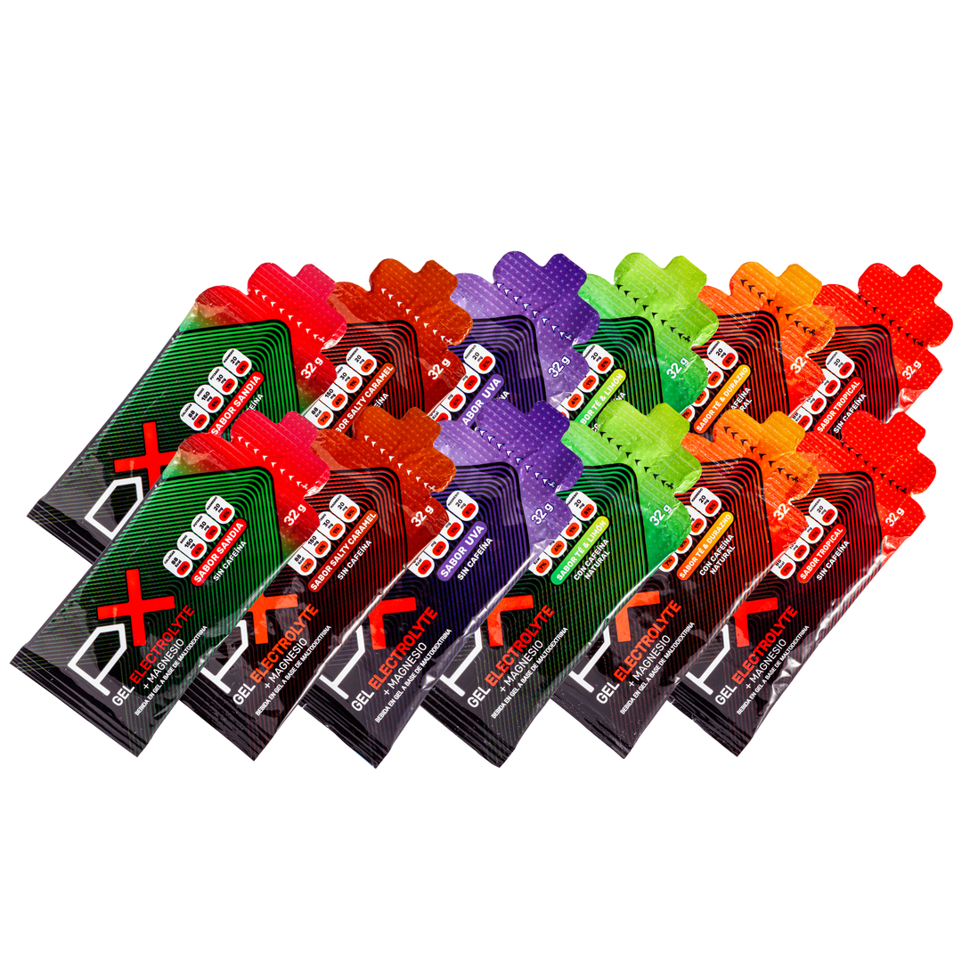 32G caja x 12 un de Gel PX es rápida energía + sales